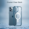 image:imageJETech Magnetic Case for iPhone 12 Pro Max Clear  Compatible with MagSafe Shockproof Phone Bumper Cover Scratch Resistant Clear BackNavy
