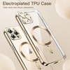 image:imageJETech Magnetic Case for iPhone 12 Pro Max Gold  Compatible with MagSafe Camera Lens Protection Electroplated TPU Frame Shockproof ProtectionGold