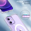image:imageJETech Magnetic Case for iPhone 12 mini Clear  Compatible with MagSafe Shockproof Phone Bumper Cover Scratch Resistant Clear BackClear