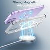 image:imageJETech Magnetic Case for iPhone 12 mini Clear  Compatible with MagSafe Shockproof Phone Bumper Cover Scratch Resistant Clear BackClear
