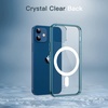 image:imageJETech Magnetic Case for iPhone 12 mini Clear  Compatible with MagSafe Shockproof Phone Bumper Cover Scratch Resistant Clear BackNavy