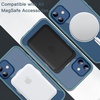 image:imageJETech Magnetic Case for iPhone 12 mini Clear  Compatible with MagSafe Shockproof Phone Bumper Cover Scratch Resistant Clear BackNavy