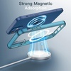 image:imageJETech Magnetic Case for iPhone 12 mini Clear  Compatible with MagSafe Shockproof Phone Bumper Cover Scratch Resistant Clear BackNavy