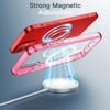 image:imageJETech Magnetic Case for iPhone 12 mini Clear  Compatible with MagSafe Shockproof Phone Bumper Cover Scratch Resistant Clear BackRed