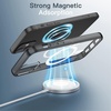 image:imageJETech Magnetic Case for iPhone 1212 Pro Clear  Compatible with MagSafe Shockproof Phone Bumper Cover Scratch Resistant Clear BackBlack