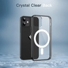 image:imageJETech Magnetic Case for iPhone 1212 Pro Clear  Compatible with MagSafe Shockproof Phone Bumper Cover Scratch Resistant Clear BackBlack