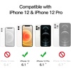 image:imageJETech Magnetic Case for iPhone 1212 Pro Clear  Compatible with MagSafe Shockproof Phone Bumper Cover Scratch Resistant Clear BackClear