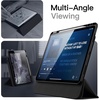 image:imageJETech Magnetic Detachable Case for iPad Air 13 M4M3M2 Black  For 202620252024 Model Rotating Cover Pencil Holder PortraitLandscape Stand Raised Screen View Auto WakeSleepBlack