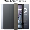 image:imageJETech Magnetic Detachable Case for iPad Air 13 M4M3M2 Black  For 202620252024 Model Rotating Cover Pencil Holder PortraitLandscape Stand Raised Screen View Auto WakeSleepSpace Gray