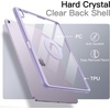 image:imageJETech Magnetic Detachable Case for iPad Air 13 M4M3M2 Black  For 202620252024 Model Rotating Cover Pencil Holder PortraitLandscape Stand Raised Screen View Auto WakeSleepPurple