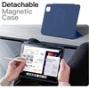 image:imageJETech Magnetic Detachable Case for iPad Pro 11 M5M4 Black  For 20252024 Model Rotating Cover PortraitLandscape Stand Raised Screen View Auto WakeSleepNavy