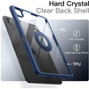 image:imageJETech Magnetic Detachable Case for iPad Pro 11 M5M4 Black  For 20252024 Model Rotating Cover PortraitLandscape Stand Raised Screen View Auto WakeSleepNavy