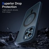 image:imageJETech Magnetic Matte Case for iPhone 12 Pro Max Black  Compatible with MagSafe Translucent Matte Back Slim Shockproof ProtectionBlue