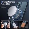 image:imageJETech Magnetic Matte Case for iPhone 12 Pro Max Black  Compatible with MagSafe Translucent Matte Back Slim Shockproof ProtectionBlue
