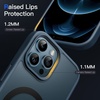 image:imageJETech Magnetic Matte Case for iPhone 12 Pro Max Black  Compatible with MagSafe Translucent Matte Back Slim Shockproof ProtectionBlue