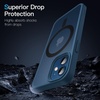 image:imageJETech Magnetic Matte Case for iPhone 12 mini Black  Compatible with MagSafe Translucent Matte Back Slim Shockproof ProtectionBlue