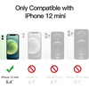image:imageJETech Magnetic Matte Case for iPhone 12 mini Black  Compatible with MagSafe Translucent Matte Back Slim Shockproof ProtectionGreen