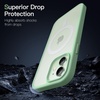 image:imageJETech Magnetic Matte Case for iPhone 12 mini Black  Compatible with MagSafe Translucent Matte Back Slim Shockproof ProtectionGreen