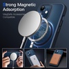 image:imageJETech Magnetic Matte Case for iPhone 12 mini Black  Compatible with MagSafe Translucent Matte Back Slim Shockproof ProtectionStorm Blue