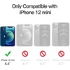image:imageJETech Magnetic Matte Case for iPhone 12 mini Black  Compatible with MagSafe Translucent Matte Back Slim Shockproof ProtectionStorm Blue