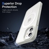 image:imageJETech Magnetic Matte Case for iPhone 12 mini Black  Compatible with MagSafe Translucent Matte Back Slim Shockproof ProtectionWhite