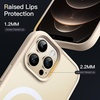 image:imageJETech Magnetic Matte Case for iPhone 1212 Pro Black  Compatible with MagSafe Translucent Matte Back Slim Shockproof ProtectionBeige