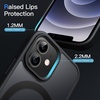 image:imageJETech Magnetic Matte Case for iPhone 1212 Pro Black  Compatible with MagSafe Translucent Matte Back Slim Shockproof ProtectionBlack
