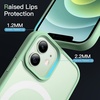 image:imageJETech Magnetic Matte Case for iPhone 1212 Pro Black  Compatible with MagSafe Translucent Matte Back Slim Shockproof ProtectionGreen