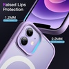 image:imageJETech Magnetic Matte Case for iPhone 1212 Pro Black  Compatible with MagSafe Translucent Matte Back Slim Shockproof ProtectionLight Purple