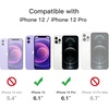 image:imageJETech Magnetic Matte Case for iPhone 1212 Pro Black  Compatible with MagSafe Translucent Matte Back Slim Shockproof ProtectionLight Purple
