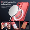 image:imageJETech Magnetic Matte Case for iPhone 1212 Pro Black  Compatible with MagSafe Translucent Matte Back Slim Shockproof ProtectionRed