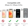 image:imageJETech Magnetic Matte Case for iPhone 1212 Pro Black  Compatible with MagSafe Translucent Matte Back Slim Shockproof ProtectionWhite