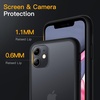 image:imageJETech Matte Case for iPhone 11 Black  MilitaryGrade Protection Frosted Matte Back AntiFingerprint Finish Shockproof DesignBlack