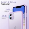 image:imageJETech Matte Case for iPhone 11 Black  MilitaryGrade Protection Frosted Matte Back AntiFingerprint Finish Shockproof DesignLight Purple