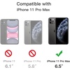 image:imageJETech Matte Case for iPhone 11 Pro Max Black  MilitaryGrade Protection Frosted Matte Back AntiFingerprint Finish Shockproof DesignBlack