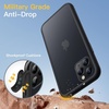 image:imageJETech Matte Case for iPhone 11 Pro Max Black  MilitaryGrade Protection Frosted Matte Back AntiFingerprint Finish Shockproof DesignBlack