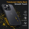 image:imageJETech Matte Case for iPhone 12 Pro Max Black  MilitaryGrade Protection Frosted Matte Back AntiFingerprint Finish Shockproof DesignBlack