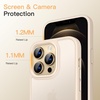 image:imageJETech Matte Case for iPhone 12 Pro Max Black  MilitaryGrade Protection Frosted Matte Back AntiFingerprint Finish Shockproof DesignLight Gold