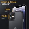 image:imageJETech Matte Case for iPhone 12 mini Black  MilitaryGrade Protection Frosted Matte Back AntiFingerprint Finish Shockproof DesignBlack