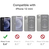 image:imageJETech Matte Case for iPhone 12 mini Black  MilitaryGrade Protection Frosted Matte Back AntiFingerprint Finish Shockproof DesignBlack