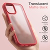 image:imageJETech Matte Case for iPhone 12 mini Black  MilitaryGrade Protection Frosted Matte Back AntiFingerprint Finish Shockproof DesignRed