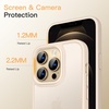 image:imageJETech Matte Case for iPhone 1212 Pro Black  MilitaryGrade Protection Frosted Matte Back AntiFingerprint Finish Shockproof DesignCream Beige
