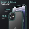 image:imageJETech Matte Case for iPhone 1212 Pro Black  MilitaryGrade Protection Frosted Matte Back AntiFingerprint Finish Shockproof DesignDark Green