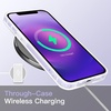 image:imageJETech Matte Case for iPhone 1212 Pro Black  MilitaryGrade Protection Frosted Matte Back AntiFingerprint Finish Shockproof DesignFrosted Clear