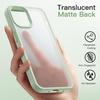image:imageJETech Matte Case for iPhone 1212 Pro Black  MilitaryGrade Protection Frosted Matte Back AntiFingerprint Finish Shockproof DesignGreen