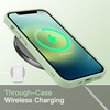 image:imageJETech Matte Case for iPhone 1212 Pro Black  MilitaryGrade Protection Frosted Matte Back AntiFingerprint Finish Shockproof DesignGreen
