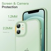 image:imageJETech Matte Case for iPhone 1212 Pro Black  MilitaryGrade Protection Frosted Matte Back AntiFingerprint Finish Shockproof DesignGreen