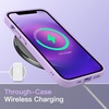 image:imageJETech Matte Case for iPhone 1212 Pro Black  MilitaryGrade Protection Frosted Matte Back AntiFingerprint Finish Shockproof DesignLight Purple