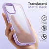 image:imageJETech Matte Case for iPhone 1212 Pro Black  MilitaryGrade Protection Frosted Matte Back AntiFingerprint Finish Shockproof DesignLight Purple