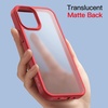 image:imageJETech Matte Case for iPhone 1212 Pro Black  MilitaryGrade Protection Frosted Matte Back AntiFingerprint Finish Shockproof DesignRed